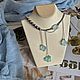 Колье из гематита и аква кварца. Колье. suerte jewelry. Интернет-магазин Ярмарка Мастеров.  Фото №2