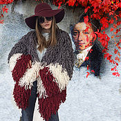 Одежда handmade. Livemaster - original item Colored knitted fur coat. Handmade.