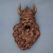Картины и панно handmade. Livemaster - original item Panels: Viking screaming. Handmade.