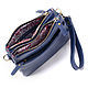 Women's leather bag 'Helga' (blue). Crossbody bag. Russian leather Guild. Online shopping on My Livemaster.  Фото №2