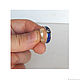 Order sapphire ring. Wooden jewellery. Livemaster. . Rings Фото №3