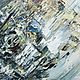 С космической скоростью. Масло. Картины. Брезжинская Людмила. Интернет-магазин Ярмарка Мастеров.  Фото №2