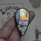 Материалы для творчества handmade. Livemaster - original item Spectrolite, cabochon 49 X 26 X 8. Handmade.