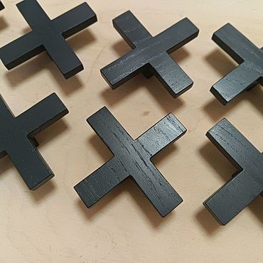 Для дома и интерьера ручной работы. Ярмарка Мастеров - ручная работа Дизайнерские ручки. Крестик, квадрат, круг, игрек, бабочка. Handmade.