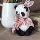 Панда тедди мишка, медвежонок тедди, panda, teddy bear. Тедди Зверята. LuckyBearsShop. Ярмарка Мастеров.  Фото №7