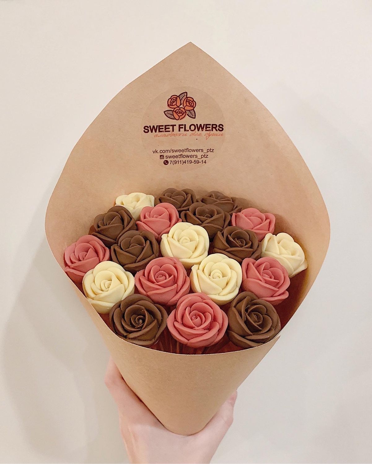 Розы Из Бельгийского Шоколада