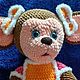 Плюшевая обезьянка. Мягкие игрушки. Вязаное счастье. Ярмарка Мастеров.  Фото №4