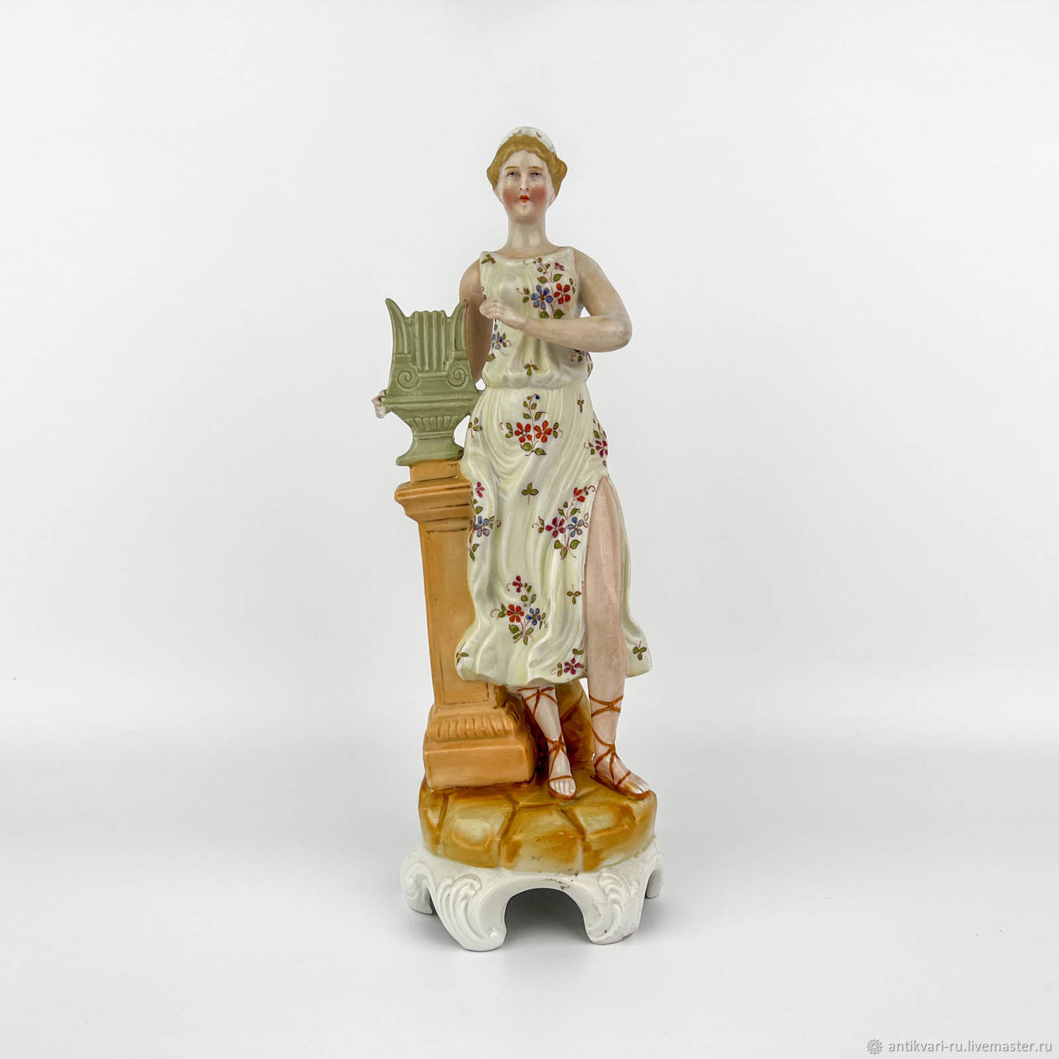 Винтаж: Фарфоровая статуэтка, Dresden, Германия, фарфор, 1880-1920 гг в ...