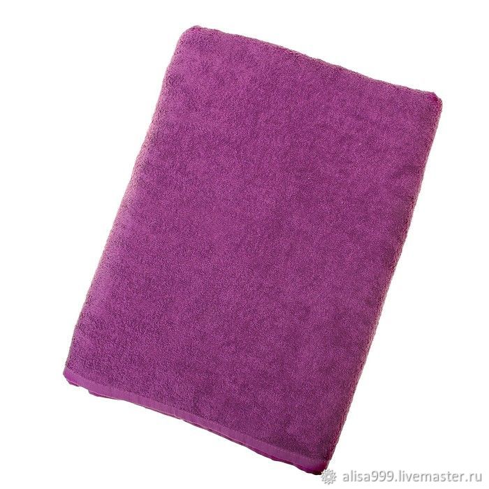 Плед на кровать фиолетовый