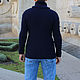 Men's jackets: Men's cardigan with buttons blue. Jackets for men. CUTE-KNIT by Nata Onipchenko. My Livemaster. Фото №5