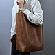 Leather bag without lining Women's leather bag, Sacks, St. Petersburg,  Фото №1