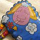 Aries pillow toy ,hand-painted, 35h34 cm, a gift to the rams. Pillow. arkensoie Silkyway. My Livemaster. Фото №6
