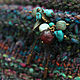 Small brooch-pins turquoise-berry for scarf Snood tippet coat. Brooches. Ritasdreams (ritasdreams). My Livemaster. Фото №4