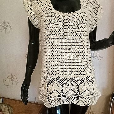 Одежда ручной работы. Ярмарка Мастеров - ручная работа Блузка Белла. Handmade.