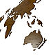 Деревянная карта мира 150х80 см с гравировкой, орех. Карты мира. Afi Design. Интернет-магазин Ярмарка Мастеров.  Фото №2
