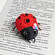 Brooch-pin: Ladybug, Brooches, Trehgornyi,  Фото №1