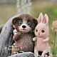Bear and Bunny felted toy, Felted Toy, Arkhangelsk,  Фото №1