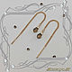 Earrings 'Briolet-broach' gold 585, Rauch-Topaz, Earrings, St. Petersburg,  Фото №1