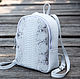 Leather backpack genuine Python and sheep leather, Backpacks, Denpasar,  Фото №1