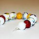  Набор бусин "Конфетти". Браслет из бусин. lampwork-ksanka. Интернет-магазин Ярмарка Мастеров.  Фото №2