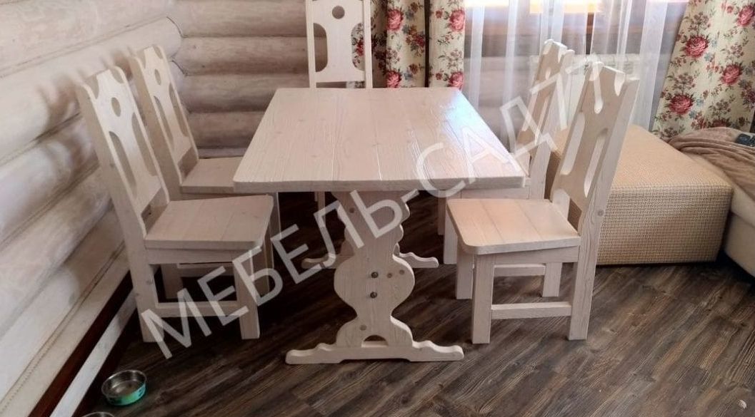 Кухонная мебель: Комплект мебели для кухни, из массива дерева в ...