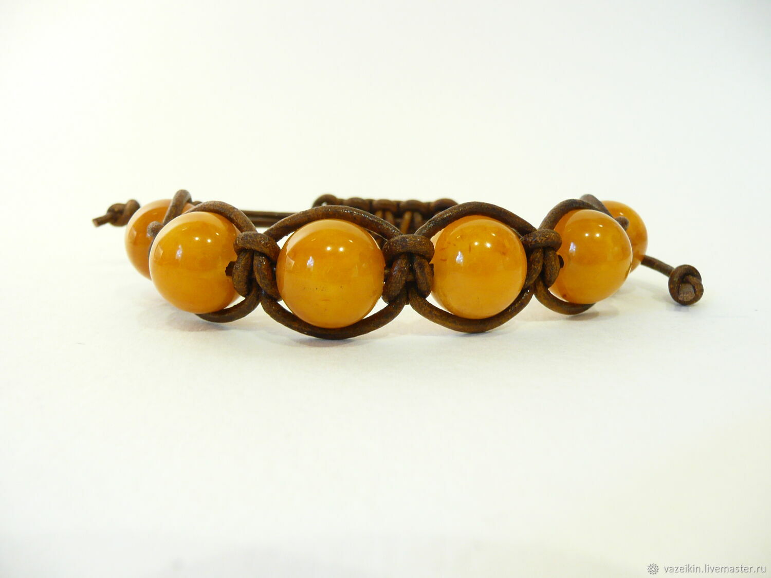 Shambhala amber bracelet Br-263, Bead bracelet, Svetlogorsk,  Фото №1