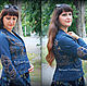 Jacket 'denim Little fantasy'. Suit Jackets. Shop Natalia Glebovskaya. My Livemaster. Фото №5