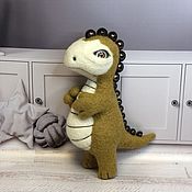 Куклы и игрушки ручной работы. Ярмарка Мастеров - ручная работа felt toy: Dinosaur. Handmade.
