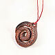 Pendant - Amulet made of wood 'Taniva'. Pendant. OakForest Wooden Jewelry. My Livemaster. Фото №4
