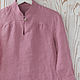 Linen blouse with stand, Blouses, Tomsk,  Фото №1