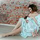 Dress for a little girl from a set of bow family'Menta Mamma'. Dresses. Aleksandra Majskaya. My Livemaster. Фото №6