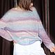 Джемпер "Fancy RICO 002" из кидмохера на шелке. Джемперы. Ирина(shvilinka.knit). Интернет-магазин Ярмарка Мастеров.  Фото №2