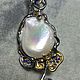 Baroness pendant with sapphires and a large pearl. Pendant. SELENA. My Livemaster. Фото №6
