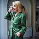 Пижама из жаккардового хлопка «Green”, Пижамы, Москва,  Фото №1