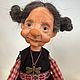 Баба Яга. Кукла ручной работы. Коллекционная кукла. Интерьерная кукла. Larsen.dolls. Ярмарка Мастеров.  Фото №6