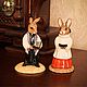 Винтаж: Royal Doulton кролики викарий и певчий, Англия, 2000 год, Статуэтки винтажные, Москва,  Фото №1