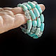 Blue Lagoon Peruvian Opal Bracelet'. Bead bracelet. Kati Jewelery. Online shopping on My Livemaster.  Фото №2