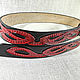 Leather belt with Celtic knot - color. Straps. schwanzchen. My Livemaster. Фото №4