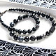 Necklace with onyx, snow obsidian, labradorite, hematite. Beads2. Solanda. Online shopping on My Livemaster.  Фото №2