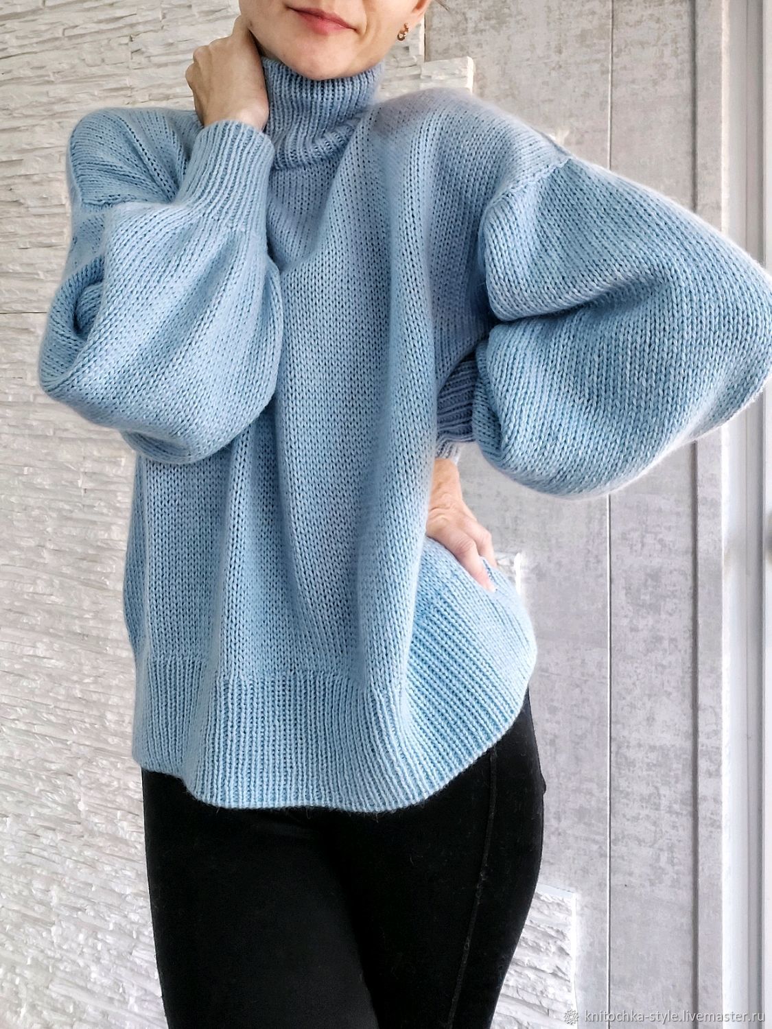 И снова самый любимый пуловер из сури альпака 🤗Пушистая фактура, капельки | Instagram