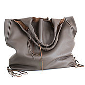 Сумки и аксессуары handmade. Livemaster - original item Bag Transformer Bag Bag Bag String Bag Leather Beige. Handmade.