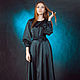 Dress black white polka dots, satin, fancy, 'Polka dot', Dresses, Kaliningrad,  Фото №1