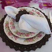 Для дома и интерьера handmade. Livemaster - original item Set of decorative napkins for table setting, cotton. table. Handmade.
