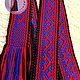 Ornamental blue-red belt. Belts and ribbons. ЛЕЙЛИКА - пояса и очелья для всей семьи. Online shopping on My Livemaster.  Фото №2