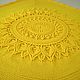 Plaids: knitted blanket blanket Sun. Blankets. knitted handmade rugs (kovrik-makrame). Online shopping on My Livemaster.  Фото №2