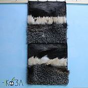 Для дома и интерьера handmade. Livemaster - original item Fur rug on the Wall Strip. Handmade.