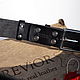  Men's HIGH-quality leather belt. Straps. Leathercrat Products (REViOR). My Livemaster. Фото №5