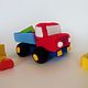 Knitted truck Soft toy truck Red truck. Stuffed Toys. sunnytoys-gifts. My Livemaster. Фото №6