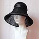 Шляпа колокол "Eleganse" (соломка). Шляпы. 'Ariadne's thread' (ariadna_hats). Интернет-магазин Ярмарка Мастеров.  Фото №2