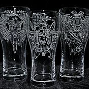 Посуда handmade. Livemaster - original item Warhammer 40000.  A set of glasses. Handmade.